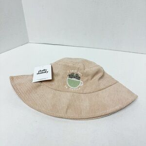 daily dainty - Dusty Rose Corduroy Totoro Bucket Hat